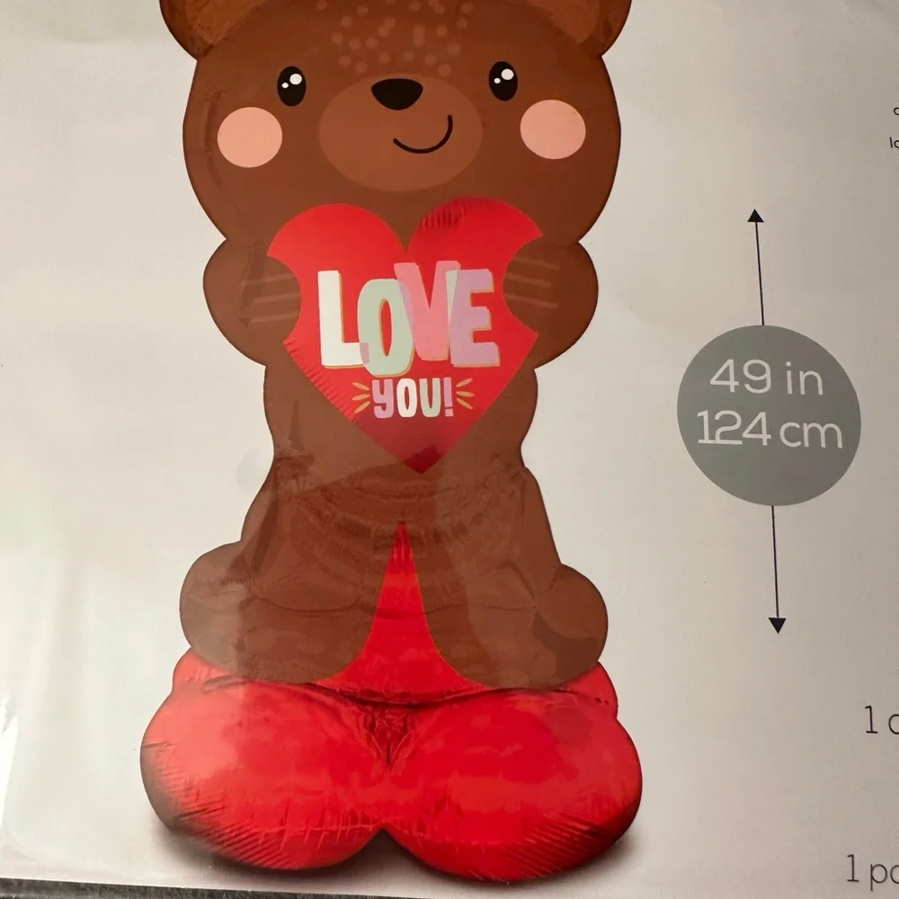 Valentines Day Balloons Teddy Bear Hearts Anniversary Love Birthday Airloonz 2